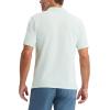 Dockers Mens Dockers® Men’s Slim Fit Short Sleeve Performance Pique Polo(Pastel Blue)