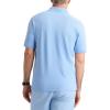Dockers Mens Dockers® Men’s Slim Fit Short Sleeve Performance Pique Polo(Vista Blue)