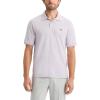 Dockers Mens Dockers® Men’s Slim Fit Short Sleeve Performance Pique Polo(Thistle)