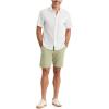 Dockers Men’s Dockers Men’s Regular Fit Short Sleeve Ultimate Shirt(Lucent White Print)