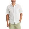 Dockers Men’s Dockers Men’s Regular Fit Short Sleeve Ultimate Shirt(Lucent White Print)