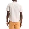 Dockers Men’s Dockers Men’s Regular Fit Short Sleeve Ultimate Shirt(Lucent White Stripe)