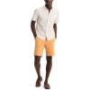 Dockers Men’s Dockers Men’s Regular Fit Short Sleeve Ultimate Shirt(Lucent White Stripe)
