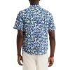 Dockers Men’s Dockers Men’s Regular Fit Short Sleeve Ultimate Shirt(Ocean Blue Italian Print)