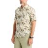 Dockers Men’s Dockers Men’s Regular Fit Short Sleeve Ultimate Shirt(Pastel Blue Print)