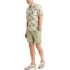 Dockers Men’s Dockers Men’s Regular Fit Short Sleeve Ultimate Shirt(Pastel Blue Print)