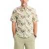 Dockers Men’s Dockers Men’s Regular Fit Short Sleeve Ultimate Shirt(Pastel Blue Print)