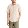 Dockers Men’s Dockers Men’s Regular Fit Short Sleeve Ultimate Shirt(Sahara Khaki)