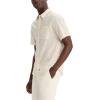 Dockers Men’s Dockers Men’s Regular Fit Short Sleeve Ultimate Shirt(Sahara Khaki Print)