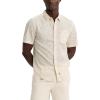 Dockers Men’s Dockers Men’s Regular Fit Short Sleeve Ultimate Shirt(Sahara Khaki Print)