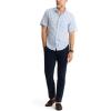 Dockers Men’s Dockers Men’s Regular Fit Short Sleeve Ultimate Shirt(Vista Blue Plaid)
