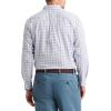 Dockers Men’s Dockers® Men’s Signature Shirt Long Sleeve Classic Fit with Stain Defender®(Burwell Lucent White Plaid)