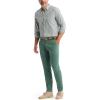 Dockers Men’s Dockers® Men’s Signature Shirt Long Sleeve Classic Fit with Stain Defender®(Duck Green Plaid)