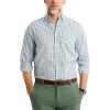Dockers Men’s Dockers® Men’s Signature Shirt Long Sleeve Classic Fit with Stain Defender®(Lucent White Plaid)