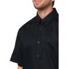 Dockers Men’s Dockers® Men’s Signature Shirt Short Sleeve Classic Fit with Stain Defender®(Beautiful Black)
