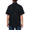 Dockers Men’s Dockers® Men’s Signature Shirt Short Sleeve Classic Fit with Stain Defender®(Beautiful Black)