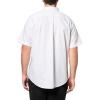 Dockers Men’s Dockers® Men’s Signature Shirt Short Sleeve Classic Fit with Stain Defender®(Dawn Bel Air Blue Print)