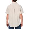 Dockers Men’s Dockers® Men’s Signature Shirt Short Sleeve Classic Fit with Stain Defender®(Grit Plaid)