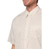 Dockers Men’s Dockers® Men’s Signature Shirt Short Sleeve Classic Fit with Stain Defender®(Grit Plaid)
