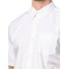 Dockers Men’s Dockers® Men’s Signature Shirt Short Sleeve Classic Fit with Stain Defender®(Lucent White)