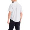 Dockers Men’s Dockers® Men’s Signature Shirt Short Sleeve Classic Fit with Stain Defender®(Lucent White Print)