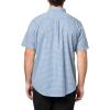 Dockers Men’s Dockers® Men’s Signature Shirt Short Sleeve Classic Fit with Stain Defender®(Mesilla Delft Plaid)