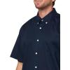 Dockers Men’s Dockers® Men’s Signature Shirt Short Sleeve Classic Fit with Stain Defender®(Navy Blazer)
