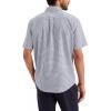 Dockers Men’s Dockers® Men’s Signature Shirt Short Sleeve Classic Fit with Stain Defender®(Navy Blazer Plaid)