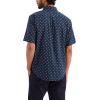 Dockers Men’s Dockers® Men’s Signature Shirt Short Sleeve Classic Fit with Stain Defender®(Total Eclipse Print)