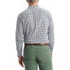 Dockers Men’s Supreme Flex Long Sleeve Button Up Shirt(Lucent White Plaid)