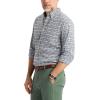 Dockers Men’s Supreme Flex Long Sleeve Button Up Shirt(Lucent White Plaid)