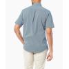 Dockers Men’s Supreme Flex Long Sleeve Button Up Shirt(Ocean Blue Print)