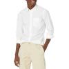 Dockers Men’s Supreme Flex Long Sleeve Button Up Shirt(Paper White)