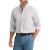 Dockers Men’s Supreme Flex Long Sleeve Button Up Shirt(Thistle Plaid)