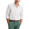 Dockers® Men’s Ultimate Shirt Long Sleeve Regular Fit(Lucent White Stripe)