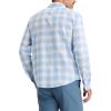 Dockers® Men’s Ultimate Shirt Long Sleeve Regular Fit(Piedra Vista Blue Plaid)