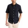 Dockers Men’s Dockers Men’s Regular Fit Short Sleeve Ultimate Shirt(Beautiful Black)