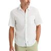 Dockers Men’s Dockers Men’s Regular Fit Short Sleeve Ultimate Shirt(Lucent White Print)