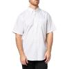 Dockers Men’s Dockers® Men’s Signature Shirt Short Sleeve Classic Fit with Stain Defender®(Dawn Bel Air Blue Print)
