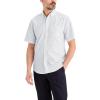 Dockers Men’s Dockers® Men’s Signature Shirt Short Sleeve Classic Fit with Stain Defender®(Lucent White Print)