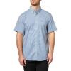 Dockers Men’s Dockers® Men’s Signature Shirt Short Sleeve Classic Fit with Stain Defender®(Mesilla Delft Plaid)