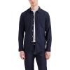 Dockers Men’s Supreme Flex Long Sleeve Button Up Shirt(Navy Blazer)