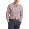 Dockers Men’s Supreme Flex Long Sleeve Button Up Shirt(Rio Red Plaid)