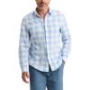 Dockers® Men’s Ultimate Shirt Long Sleeve Regular Fit(Piedra Vista Blue Plaid)