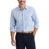 Dockers® Men’s Ultimate Shirt Long Sleeve Regular Fit(Whidby Vista Blue Plaid)