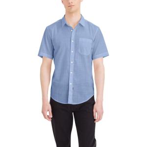 Dockers Men’s Dockers Men’s Regular Fit Short Sleeve Ultimate Shirt(Bel Air Blue)