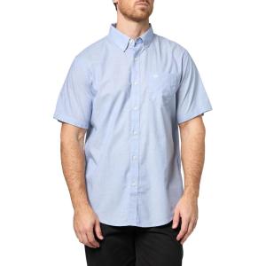 Dockers Men’s Dockers® Men’s Signature Shirt Short Sleeve Classic Fit with Stain Defender®(End on End Delft)