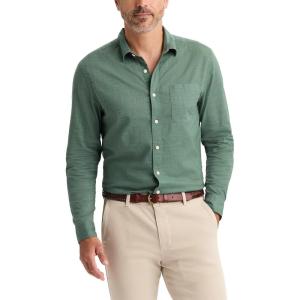 Dockers® Men’s Ultimate Shirt Long Sleeve Regular Fit(Duck Green)