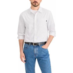 Dockers® Men’s Ultimate Shirt Long Sleeve Regular Fit(Lucent White)
