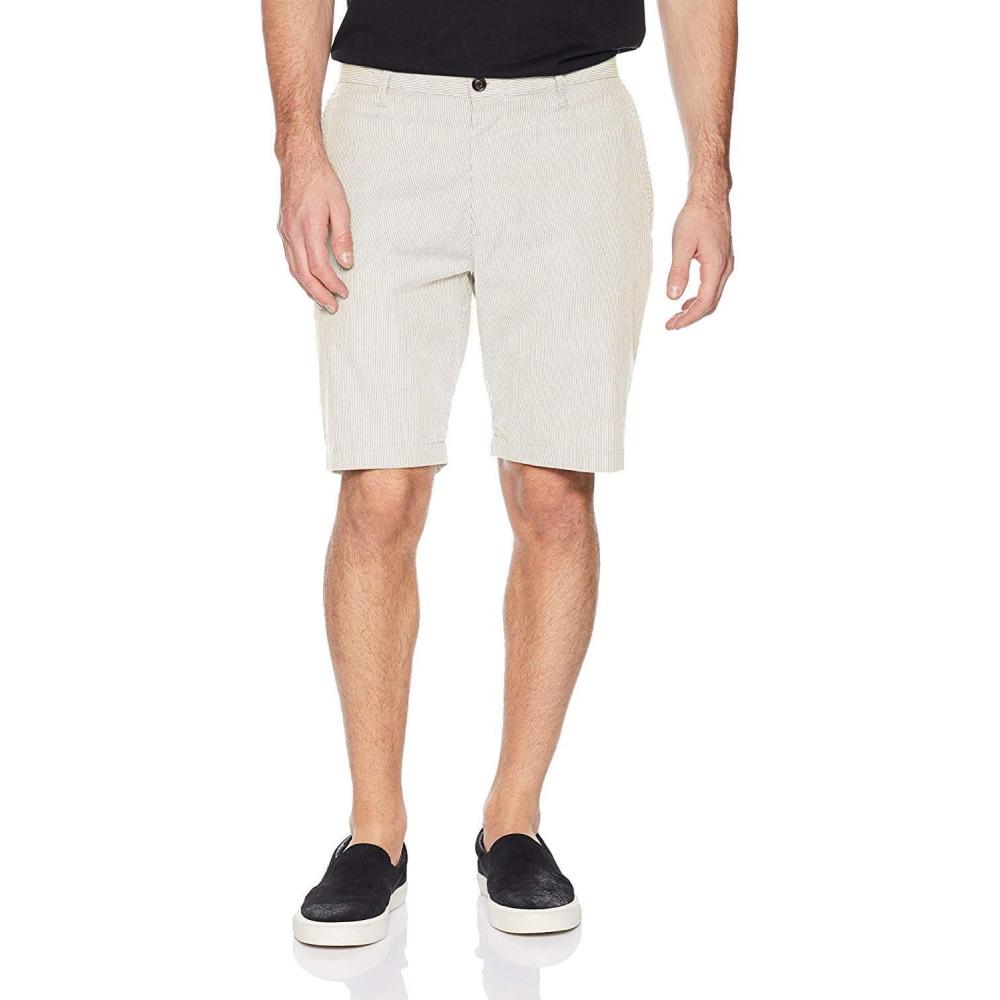 image:imageDockers Mens Perfect Short Classic Fit 105Bengal Stripe Dockers Khaki Stretch